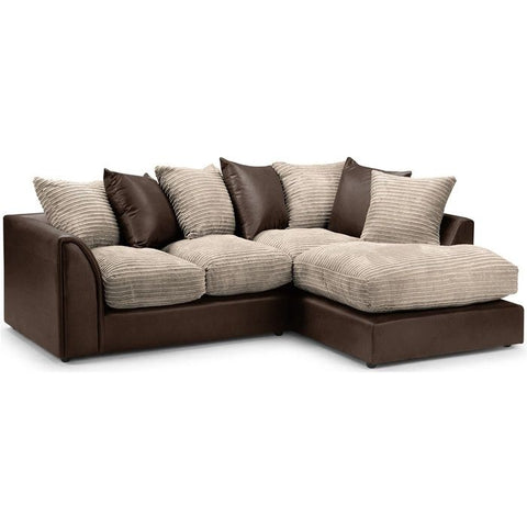 Danny Cord Fabric Corner Sofa