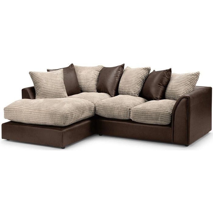 Danny Cord Fabric Corner Sofa