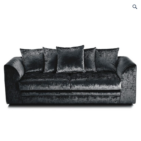 Crystal Crushed Velvet 2 Seater 3 Seater 2 + 3 Seater  Sofa Set