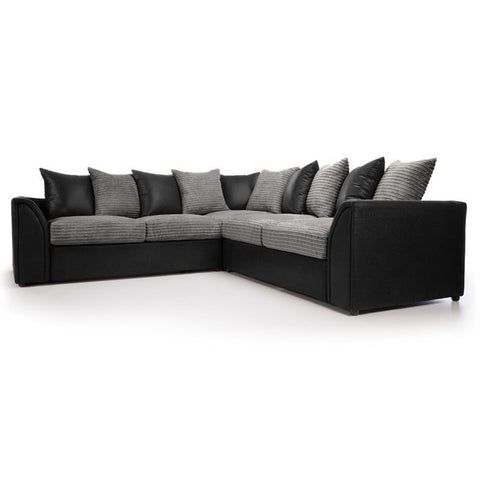 Danny Cord Fabric 5 Seater Corner Sofa