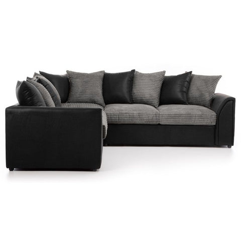 Danny Cord Fabric 5 Seater Corner Sofa