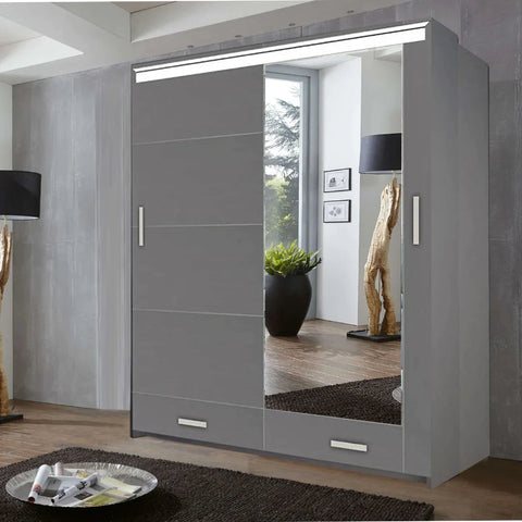 Florence High Gloss Wardrobe