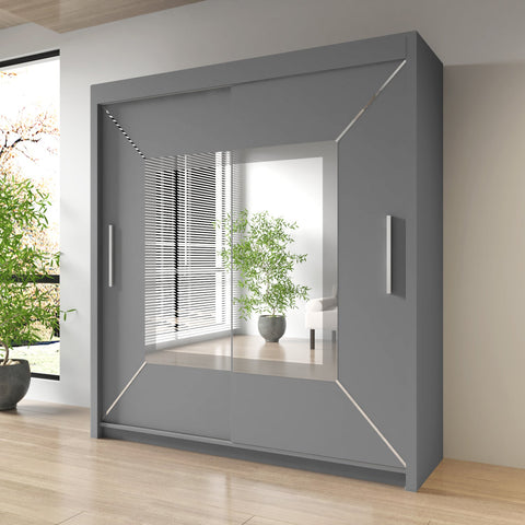 Venice Sliding Door Mirror Wardrobe