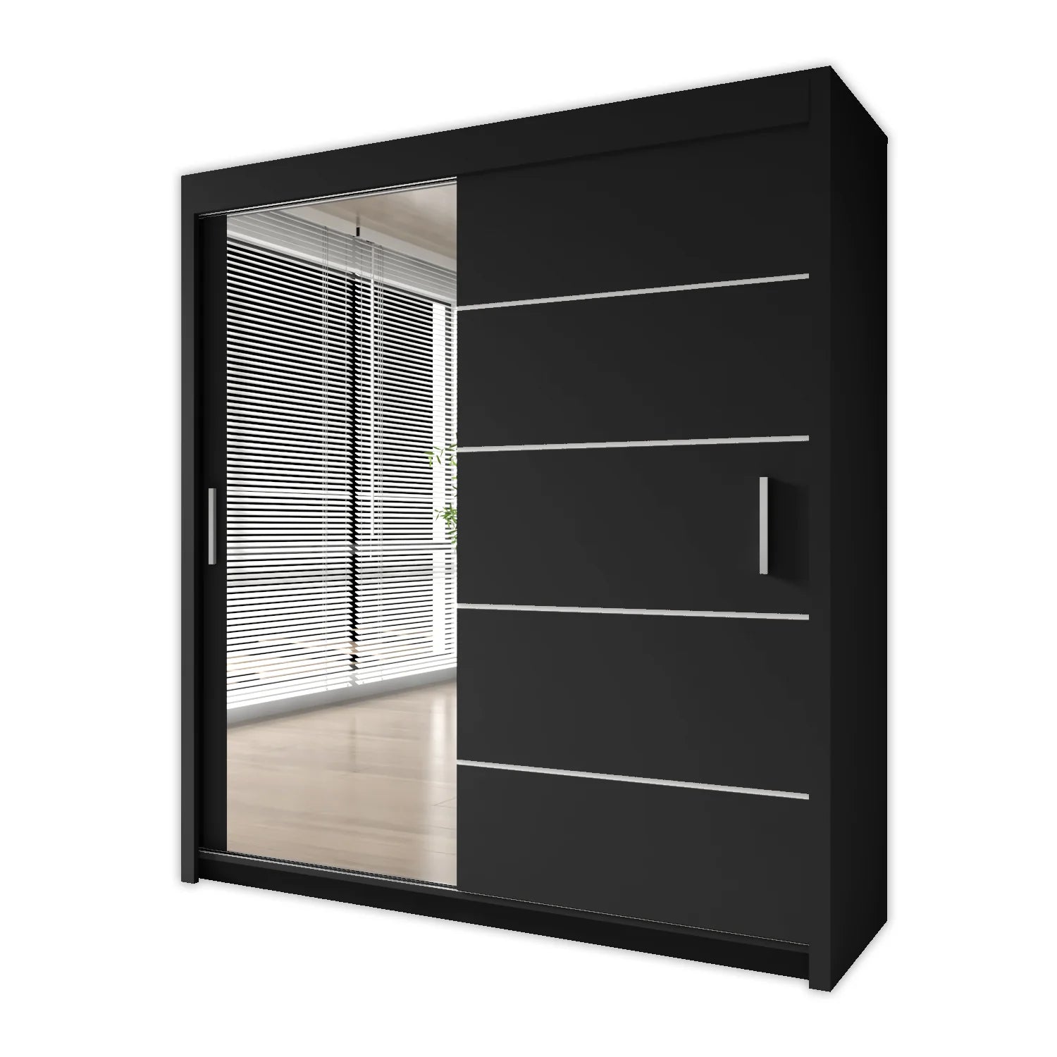 Lyon Mirrored Sliding Door Wardrobe