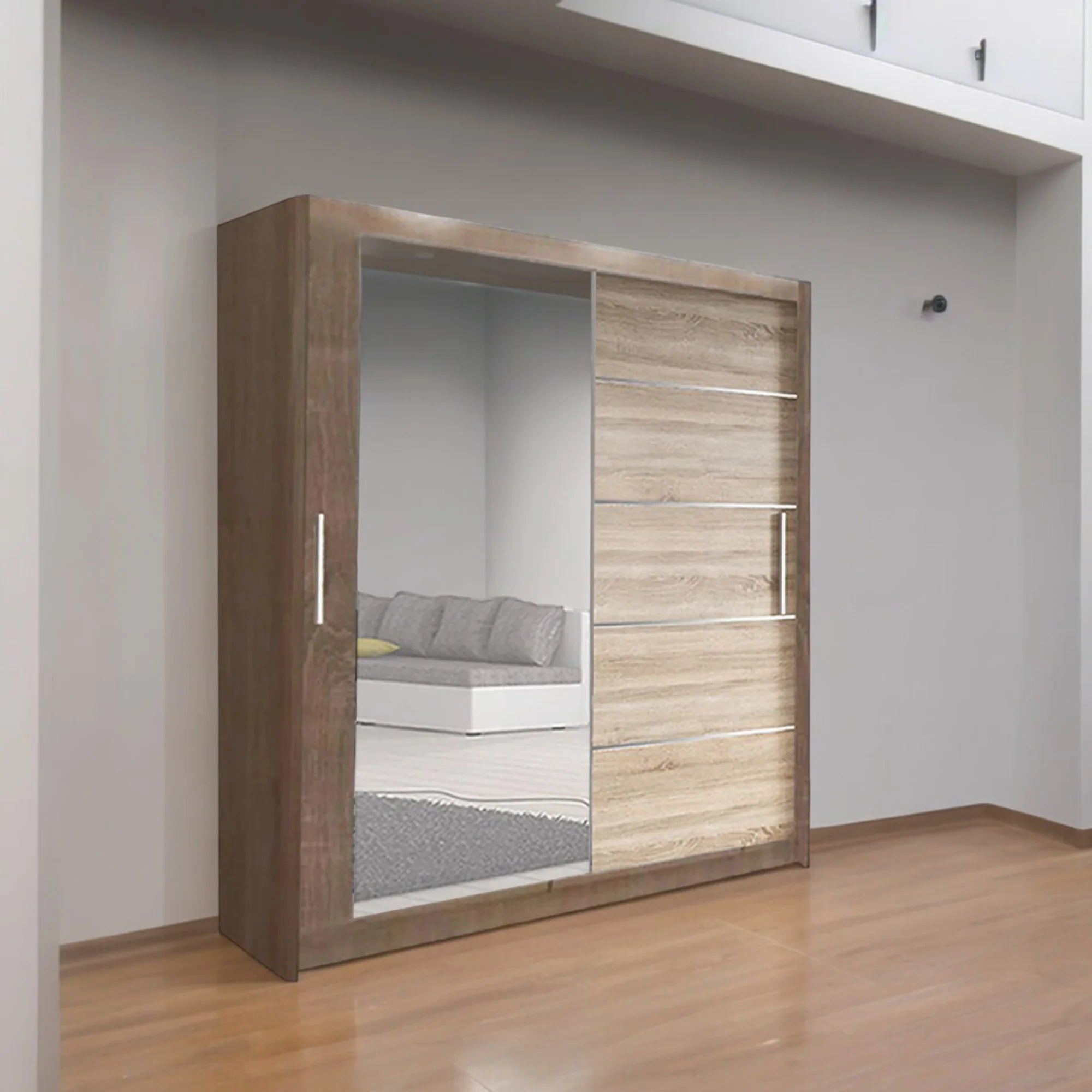 Lyon Mirrored Sliding Door Wardrobe