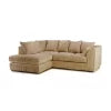 Malisa jumbo cord mink corner sofa