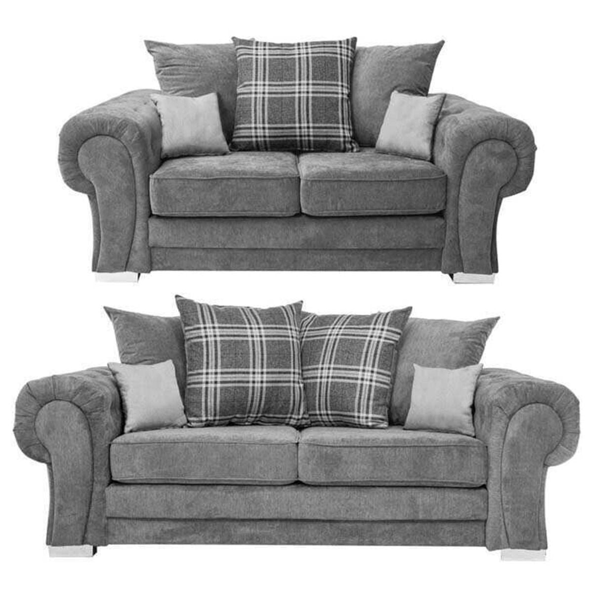 Verona 3+2 sofas set scatter back coushoin