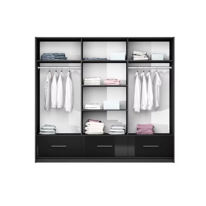 Florence High Gloss Wardrobe