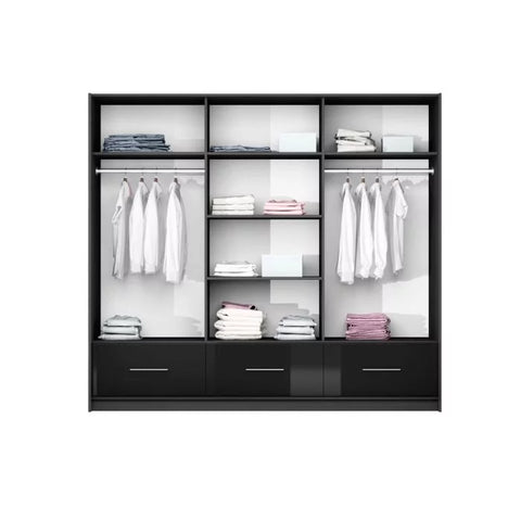 Florence High Gloss Wardrobe