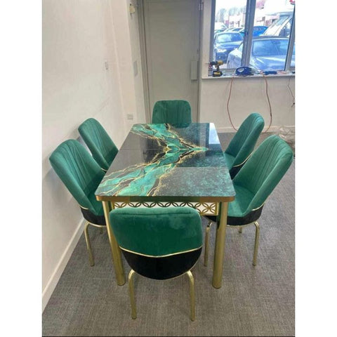 Madison Dining Table – Green