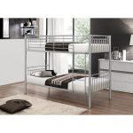 Single Metal Kids Bunk Bed with Ladder and Guard Rail