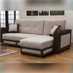 Tina L Shape Corner Sofabed with Storage Brown1