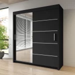 4Lyon Mirrored Bedroom Sliding Door Wardrobe