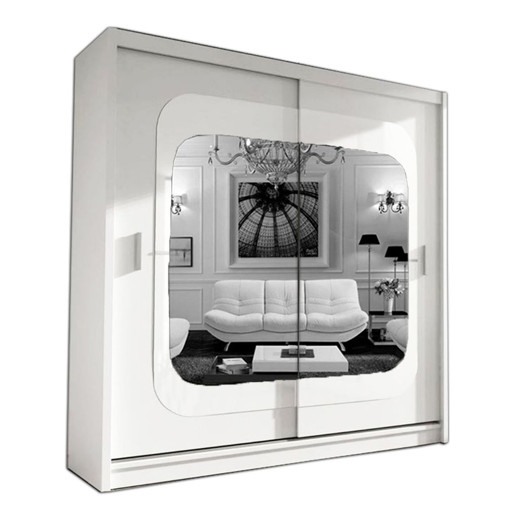 Chelsea Walnut 2 Door Mirrored Sliding Wardrobe23