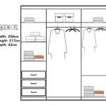 Hilton Mirror Sliding Door 250cm Large Wardrobe Wenge1