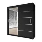 Lyon Mirrored Bedroom Sliding Door Wardrobe3