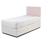 Plain Fabric Divan Bed King Size