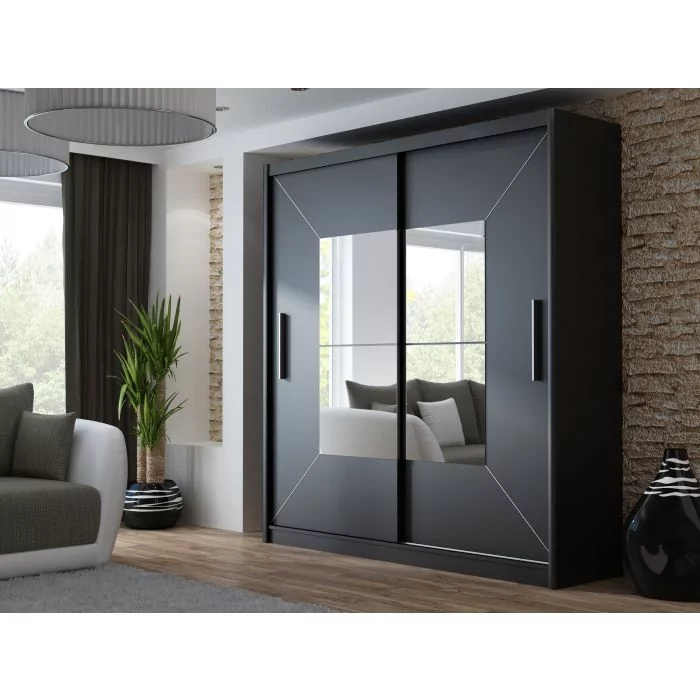 Merica 2 door mirrored sliding wardrobeasqwdqw