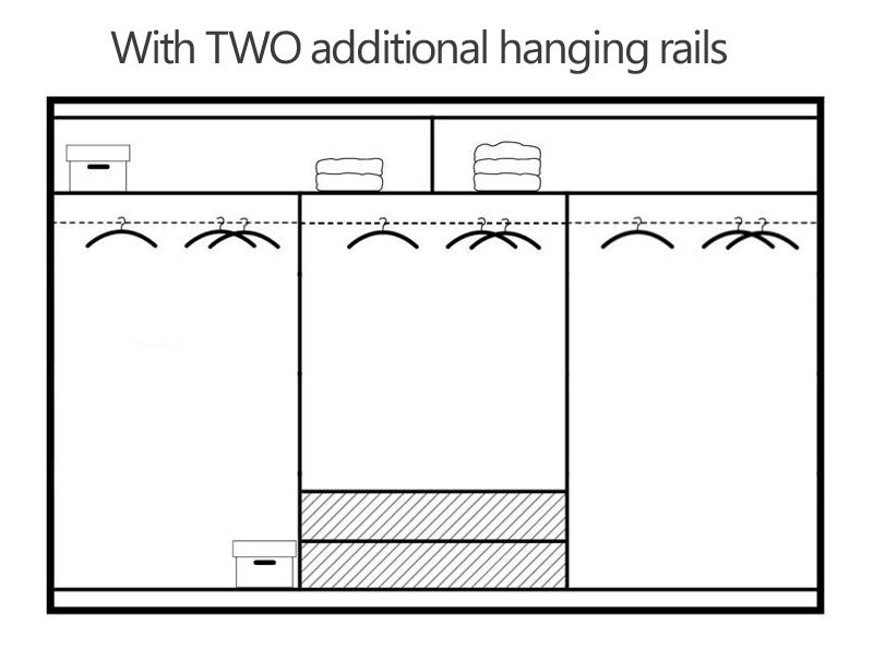 Oslo 3 door sliding door wardrobe11