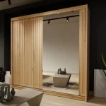 Zeus Sliding Door Wardrobe Oak2