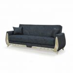 Turkish High Quality 3 Seater and 2 Seater Sofabed Set Black2
